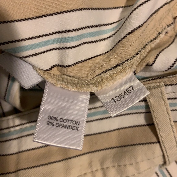🍁 Ann Taylor Loft striped stretch pant 10 EUC - Picture 14 of 15